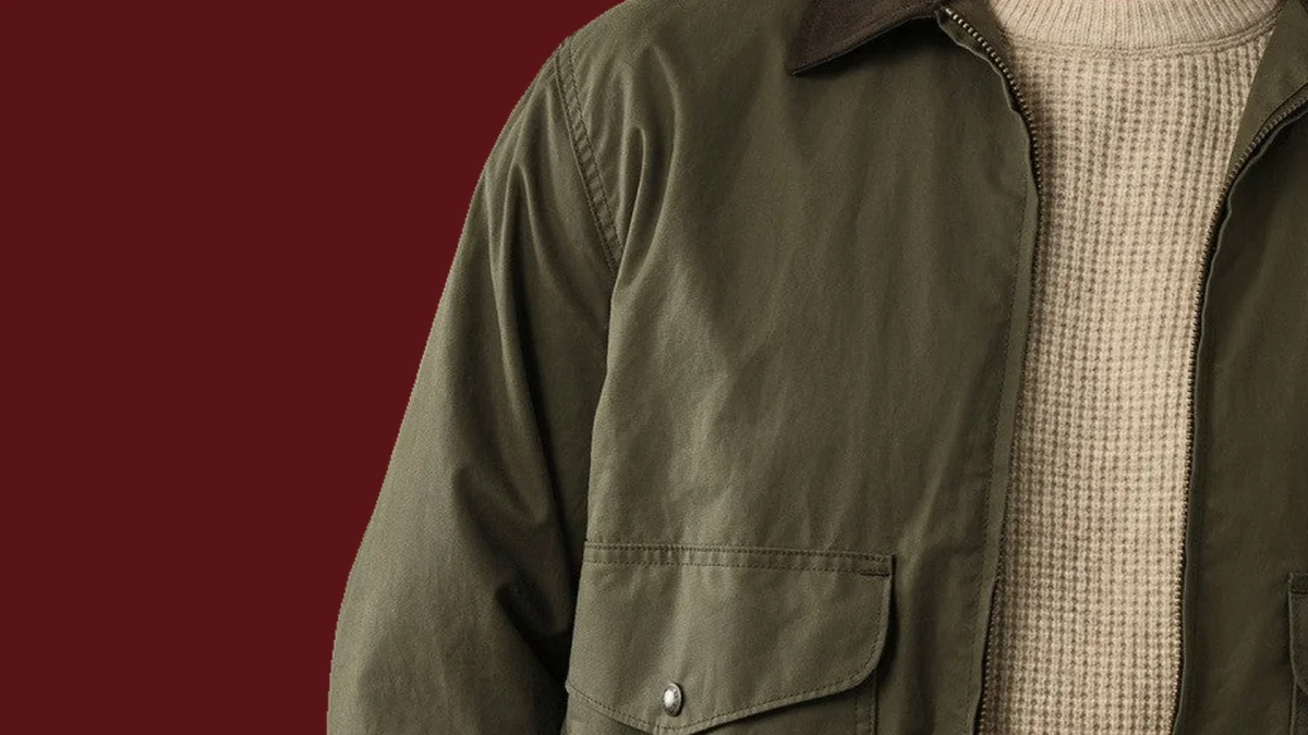 Filson Revives an Archival Flight Jacket with Its Signature Water-Resistant Material