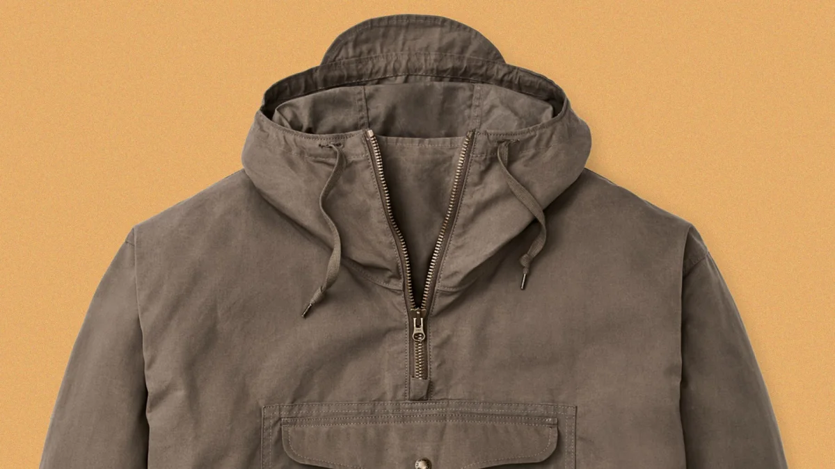 Filson’s Weatherproof Waxed Anorak Boasts Rare User-Friendly Convenience