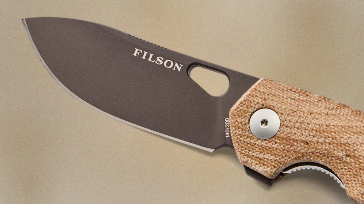 Filson and GiantMouse United on the Jagt Elmax Super Steel and Micarta EDC Knife