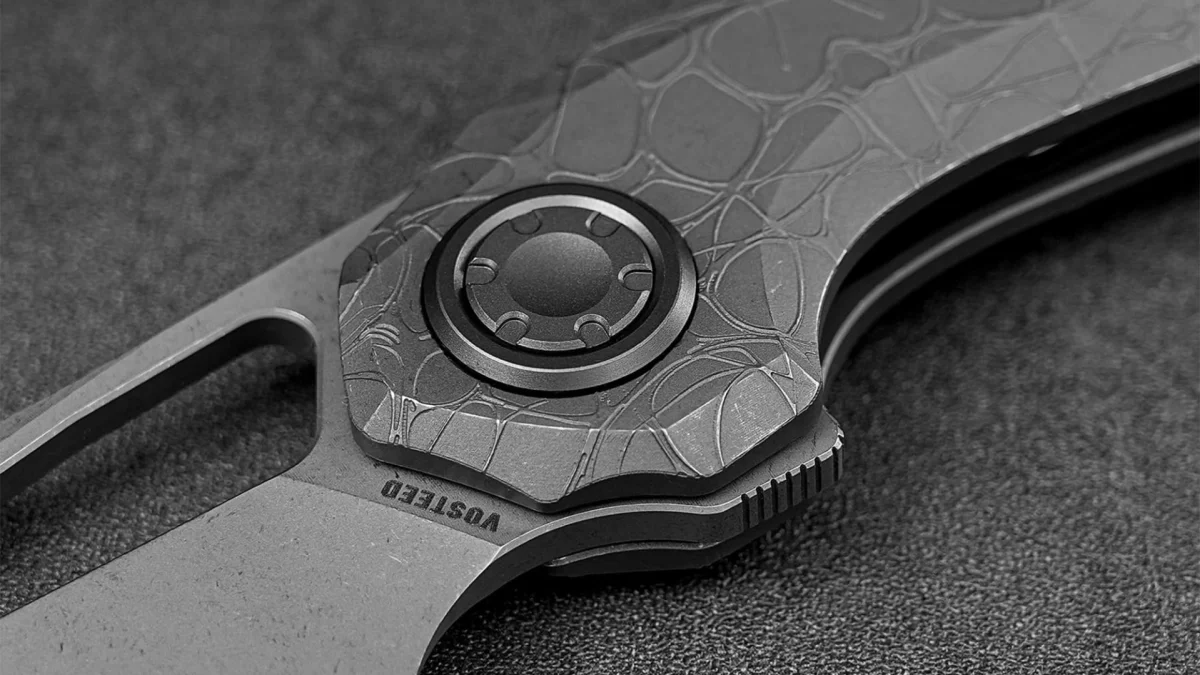 Vosteed Thunderbeast EDC knife with titanium handle