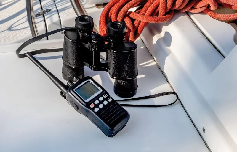 Radio and Binoculars