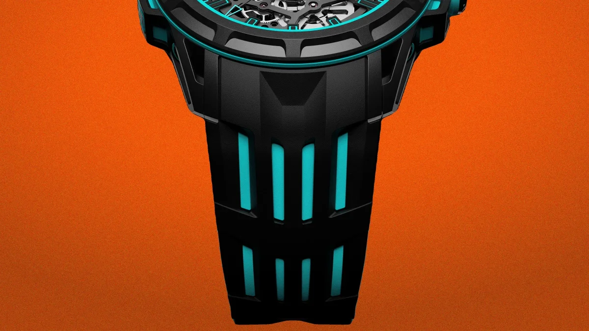 Norqain Wild One Skeleton X-Lite Turquoise: 45 Grams and 100m Water Resistance