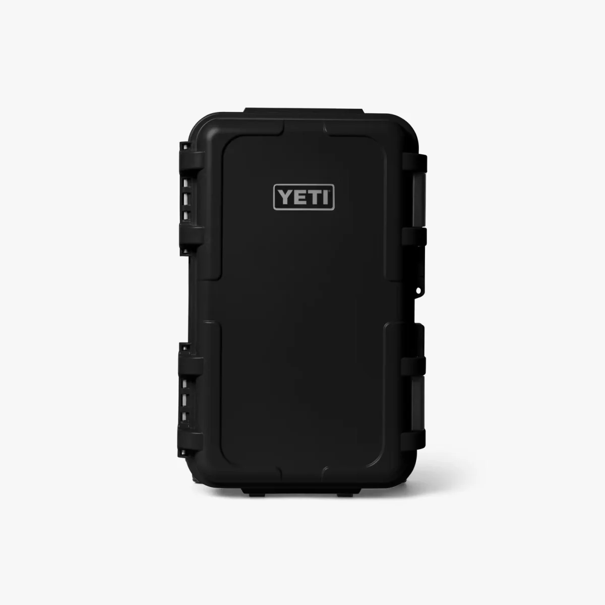 Black YETI hard storage case featuring side latches.